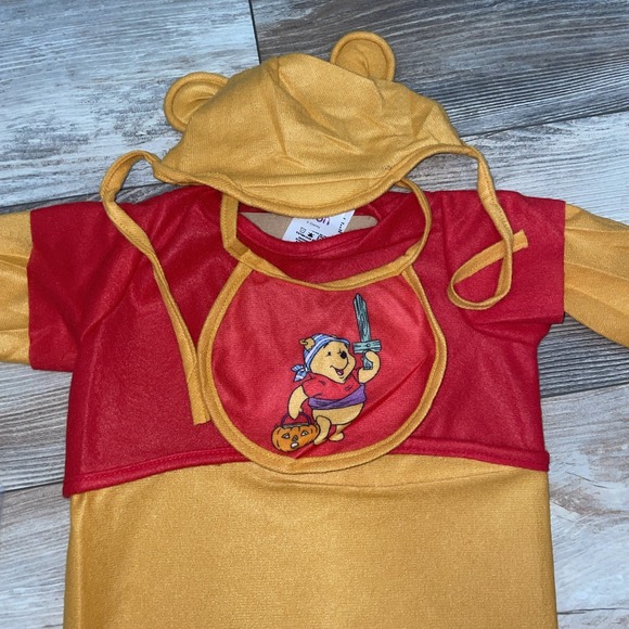 Vtg 2001 Disney Rare "Pooh-Riffic" Winnie the Pooh Halloween Toddler Costume-NEW - Picture 4 of 9